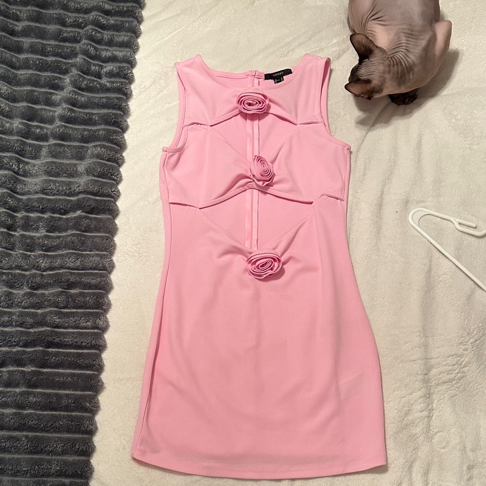 Sexy Pink mini with cut outs